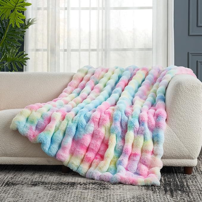 Cozy Bliss Faux Fur Throw Blanket - Image 8