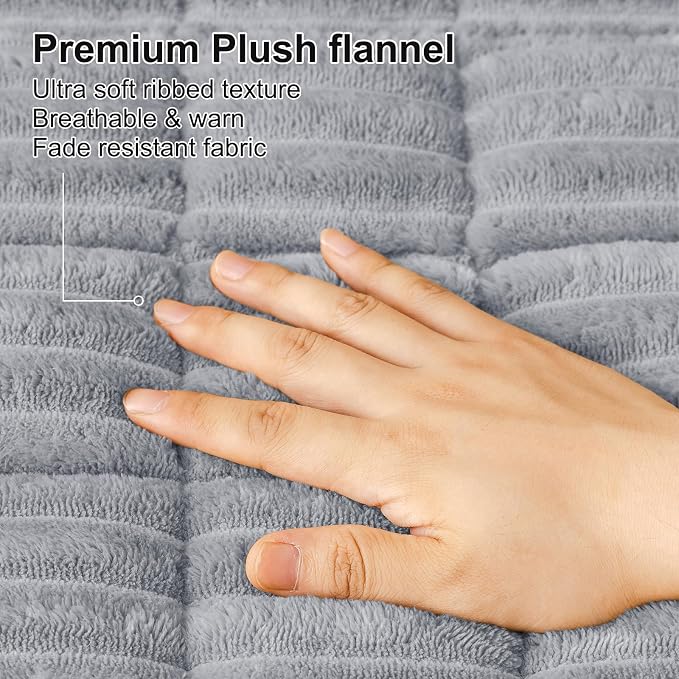 Smiry Couch Cover for Dogs Washable, Non Slip Fuzzy Pet Couch Covers for 3 - Image 4