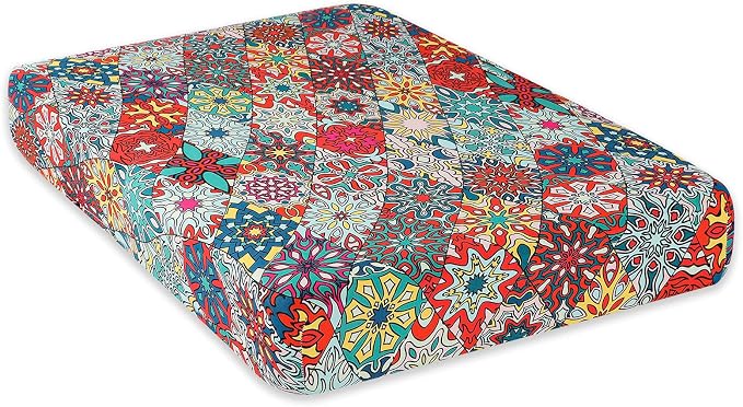 hyha Printed Couch Cushion Covers, Floral Sofa Covers Washable by hyha