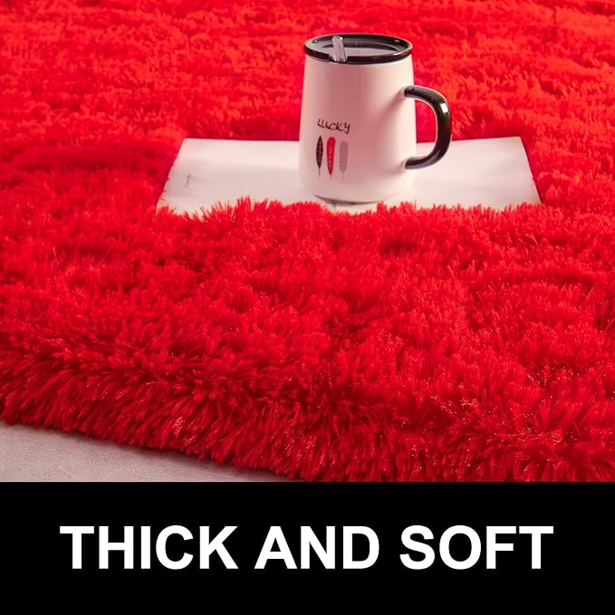 LOCHAS Ultra Soft Indoor Modern Area Rugs Fluffy Living Room Carpets - Image 6