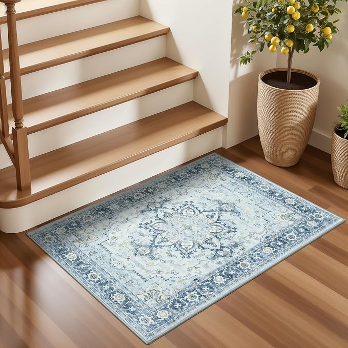 Lofus 2x3 Washable Rug for Entryway Bathroom, Non Slip Kitchen Mats for Floor - Image 5