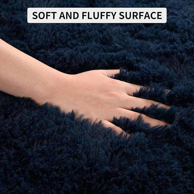 Tepook Soft Fluffy Rugs for Bedroom, 4x6 Area Rug for Living Room, Modern - Image 7