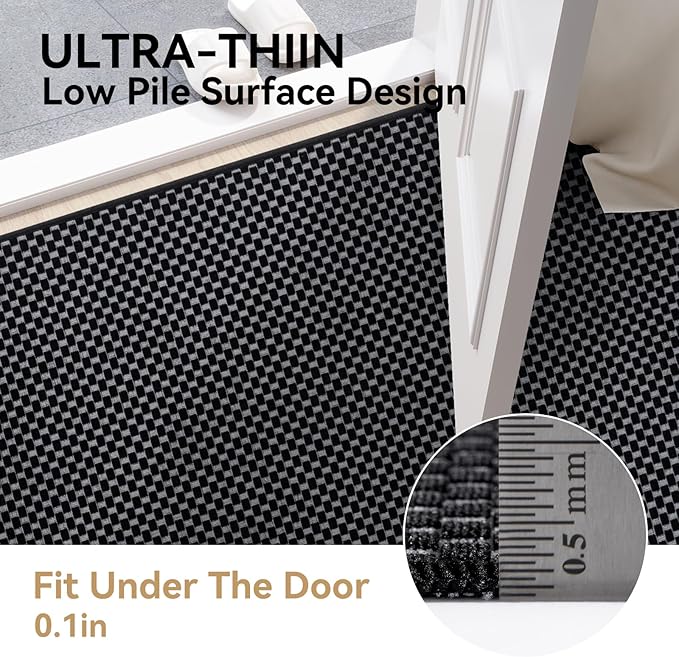 YDKGL 2x8 ft Runners for Hallways Extra Long Woven Washable Kitchen Runner Mat - Image 6