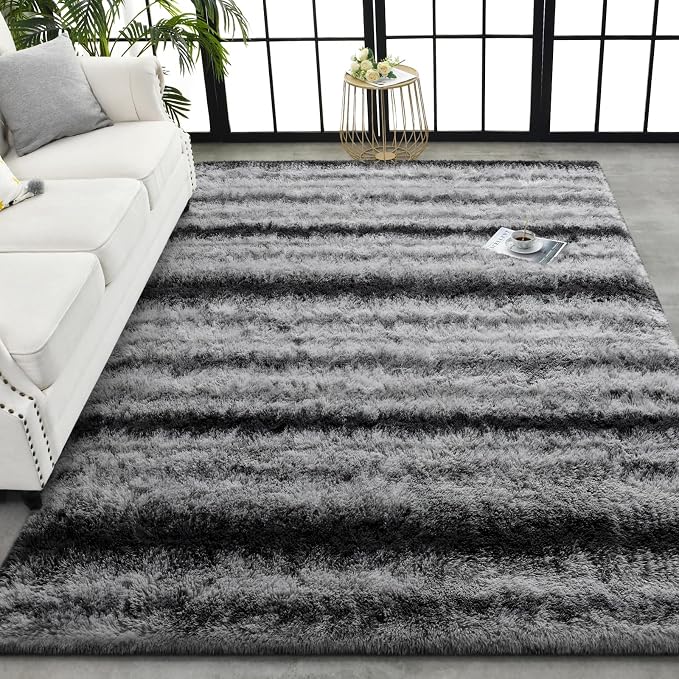 TWINNIS Super Soft Shaggy Rugs Fluffy Carpets, 5x8 Feet, Indoor Modern Plush - Image 8