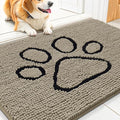 Smiry Dog Door Mat for Muddy Paws, Absorbent Dirt Trapper Non Slip Quick Dry by Smiry