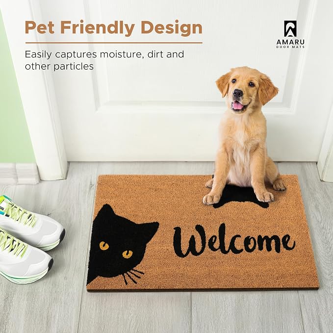 Welcome Cats - 24"x36" - Coir Door Mat - Welcome Mats - Image 7
