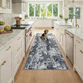Washable Area Rugs 3x7 Non-Slip Modern Abstract Soft by RELEANY