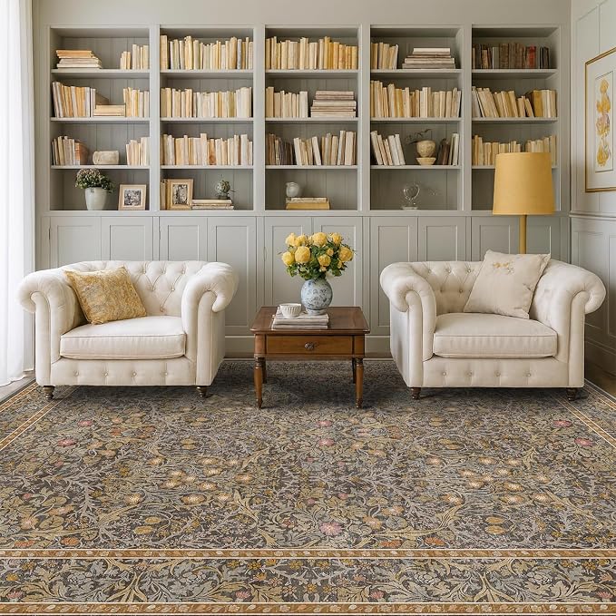 Washable Dining Room Rugs for Under Table - Image 3