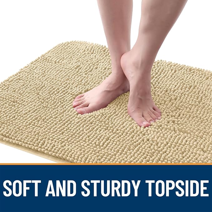 OLANLY Dog Door Mat for Muddy Paws 54x32, Absorbs Moisture and Dirt, Absorbent - Image 4