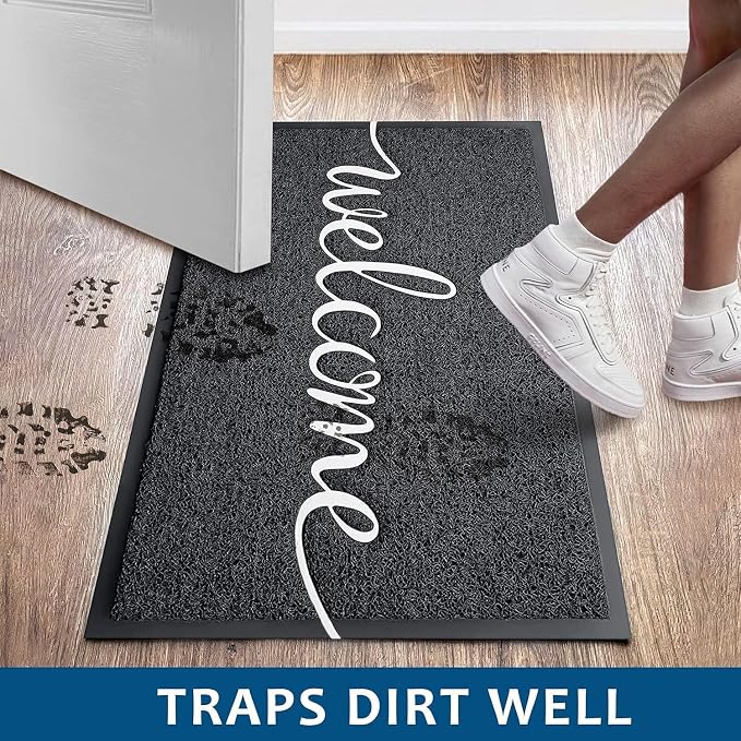 EARTHALL Funny Welcome Mats Outside/Inside 71"x47", Front Door Mat Outdoor - Image 4