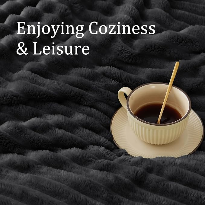 BEDELITE Twin Blanket for Couch & Bed, 300GSM Soft & Warm Fleece Blanket - Image 5
