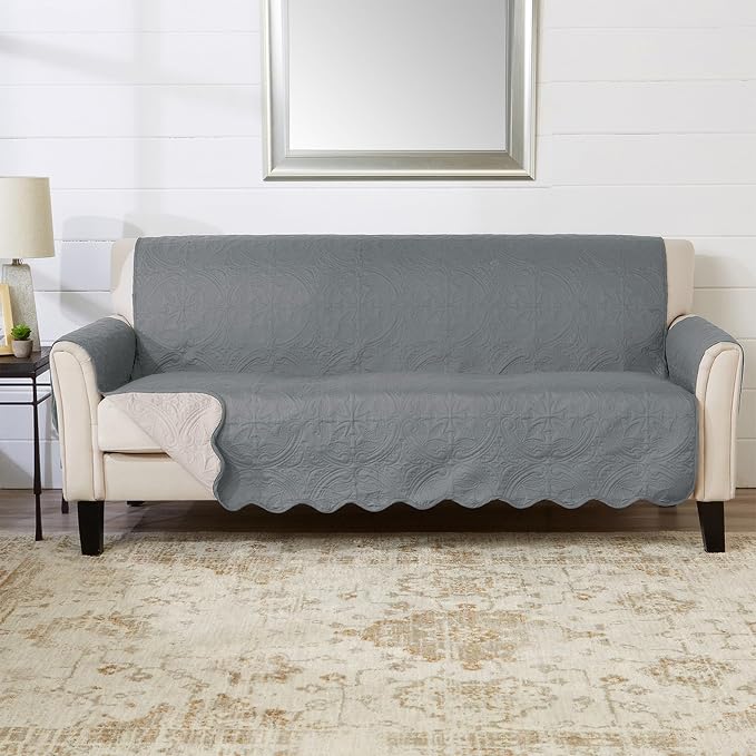 Great Bay Home Reversible Sofa Cover by GreatBayHome