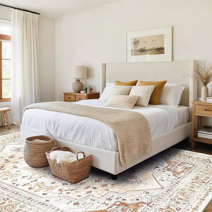 Washable Rugs 8x10 Area Rugs for Living Room, Rugs for Bedroom, Large Carpets - Image 7