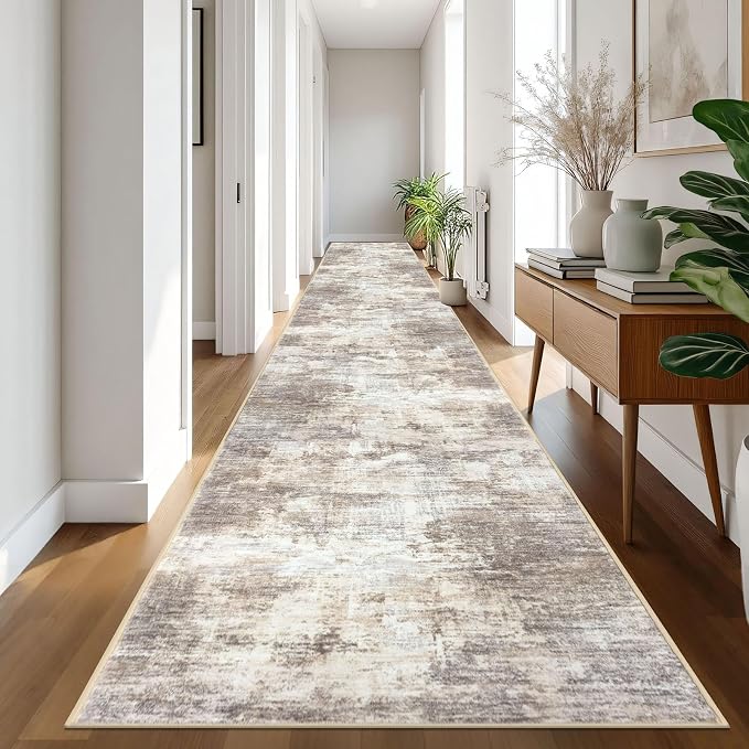 IOHOUZE Abstract Runner Rug 3x20 Ft Extra Long Washable Runners - Image 8