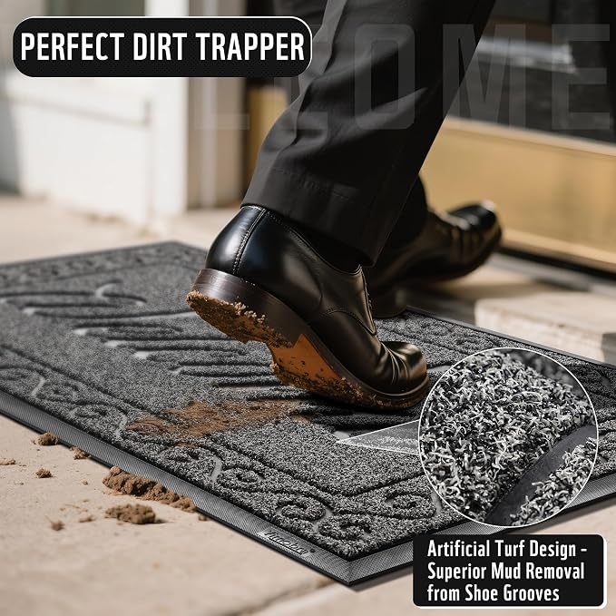 Yimobra Welcome Mat, Heavy Duty Sturdy Door Mats - Image 4