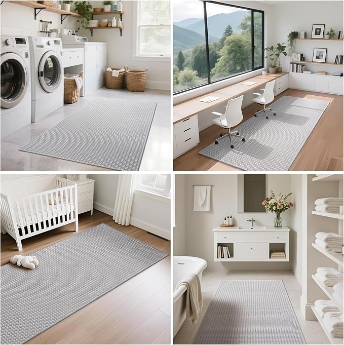 YDKGL 3x5 ft Area Rug Entryway Runner Rug Non Slip Washable, Boho Woven Kitchen - Image 9