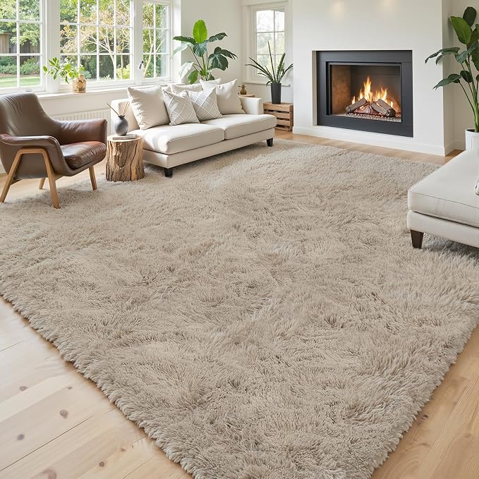 Rugs for Living Room 6x9, Alfombras para Salas Shag Large Plush Soft Area Rug - Image 2