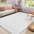 Amearea Large Modern Area Rugs for Bedroom Living Room, 6x9 Feet White by AmeareaDirect