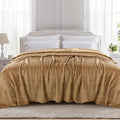 TOONOW Fleece Bed Blanket Queen Size 90x90 inches, Super Soft Fluffy Fuzzy by TOONOW