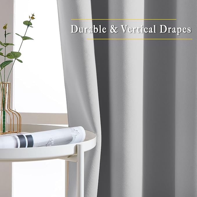 NICETOWN Blackout Curtains 90 inch Length - Image 5