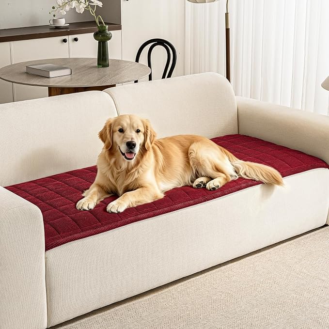 Couch Covers for Dogs Washable, 27.6"x59.1" Non Slip Couch Covers for Loveseat by PJLZJFBY