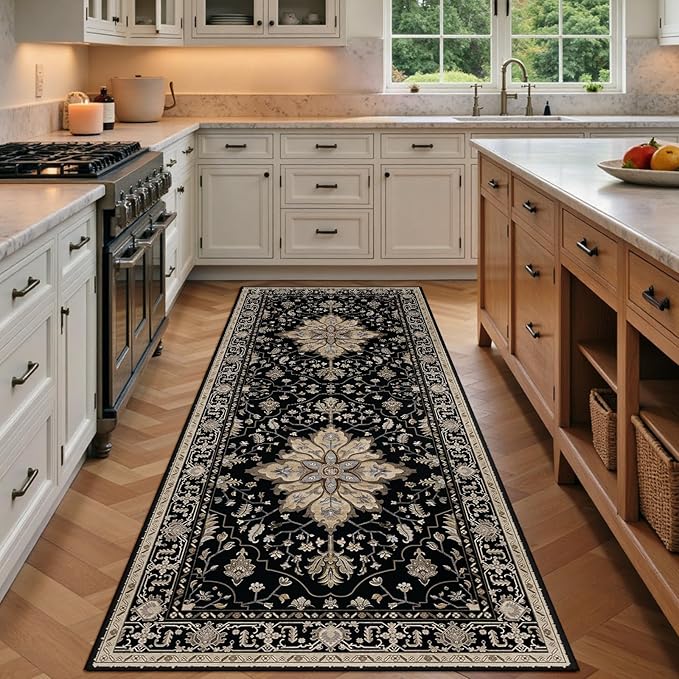 RELEANY Area Rugs 3'x7' Runner Rug Non Slip Washable by RELEANY