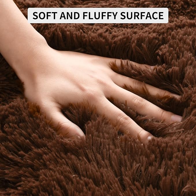 Tepook Super Soft Fluffy Rug for Bedroom, Modern Shaggy Fuzzy Kids Rugs for - Image 6