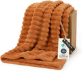 Bedsure GentleSoft Orange Twin XL Blanket by BEDSURE