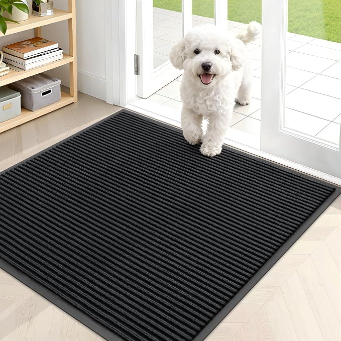 OLANLY Front Door Mat Indoor Outdoor Entrance, Waterproof Heavy Duty Doormat by OLANLY