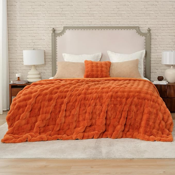 Cozy Bliss Faux Fur Throw Blanket - Image 4