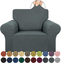 KEKUOU Stretch Single Sofa Slipcover 1 Piece Couch Sofa Cover Furniture by KEKUOU