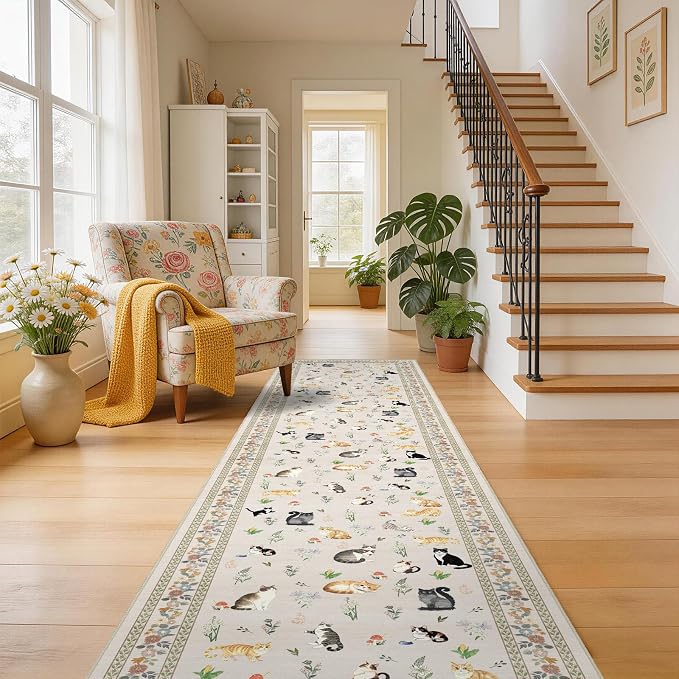 2x10 Washable Hallway Runner Rug - Image 6