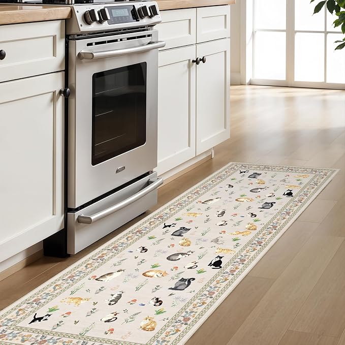 2'6"x8' Washable Kitchen Runner Rug - Image 8
