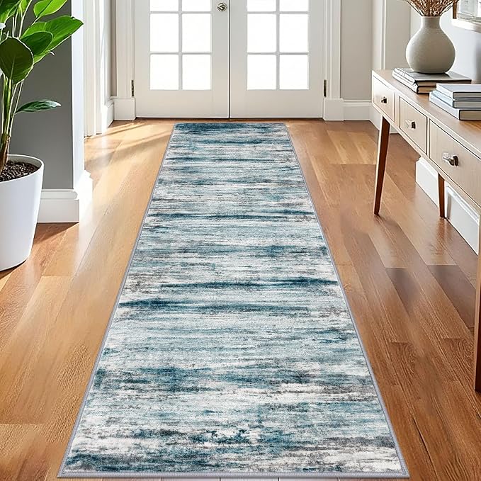 KOZYFLY Runner Rug 3x8 Modern Ombre Runners by KOZYFLY