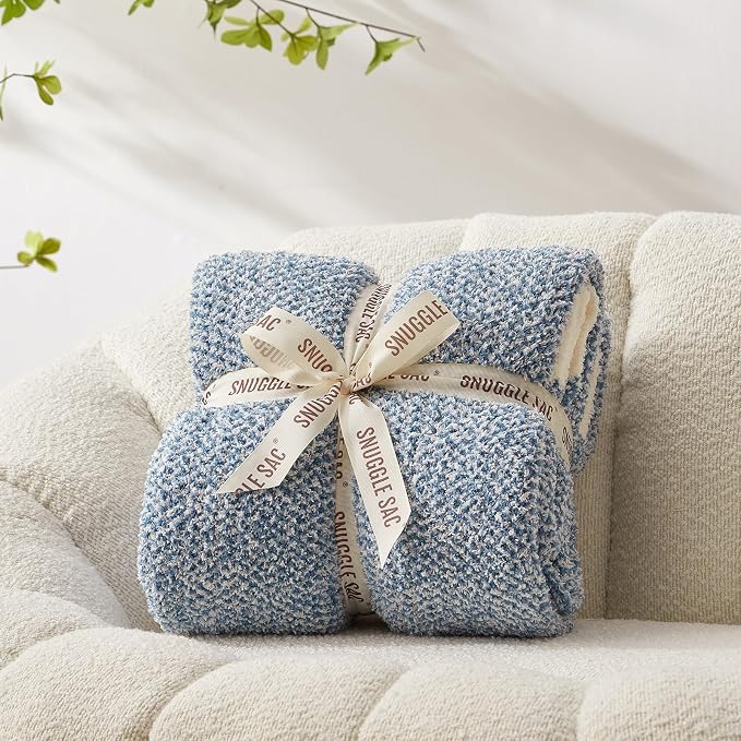 Snuggle Sac Blue Throw Blankets - Image 4