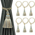 Fenghuangwu 6 Pack Curtain Tie Backs Rope Tassels by fenghuangwu