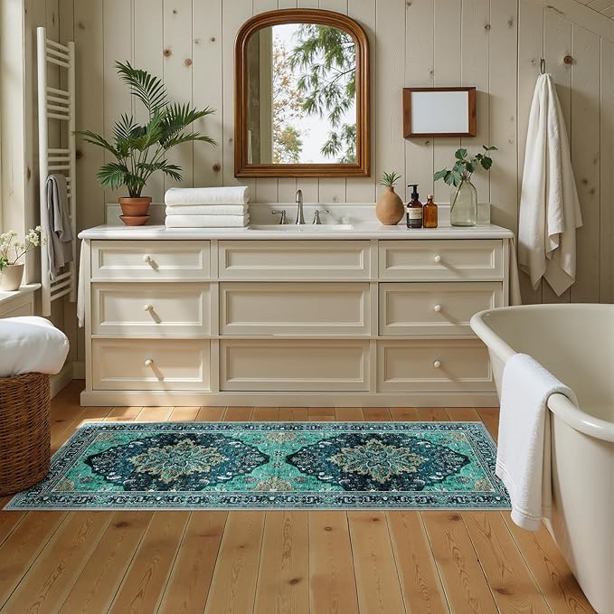 RELEANY Area Rugs 2'x5' Runner Rug Non Slip Washable by RELEANY