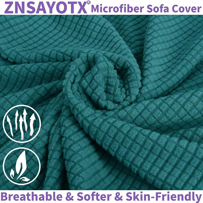 ZNSAYOTX Stretch Oversized Couch Cover Universal Sofa Covers - Image 8