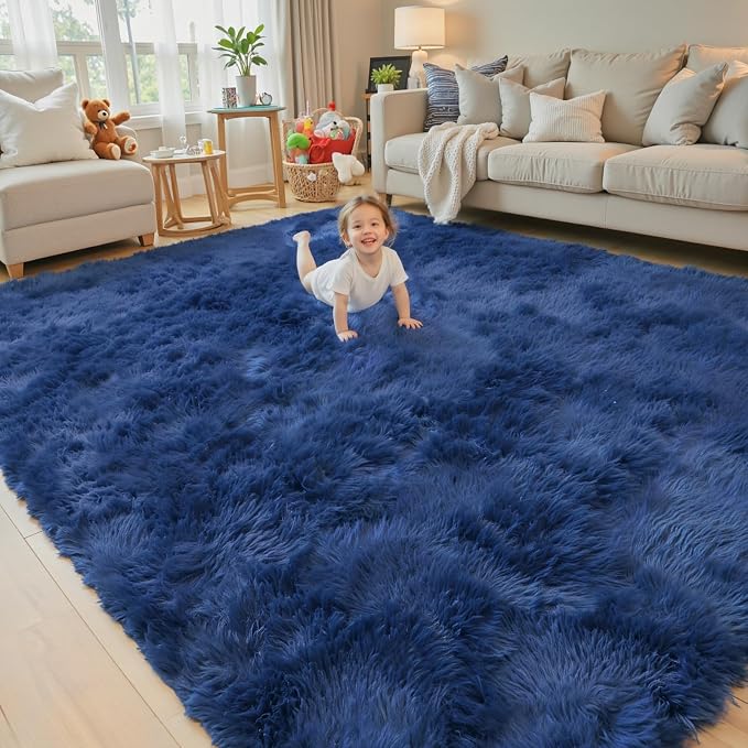 3x5 Rug, Bedside Preppy Dorm Area Rug, College Essentials Small Carpets - Image 5
