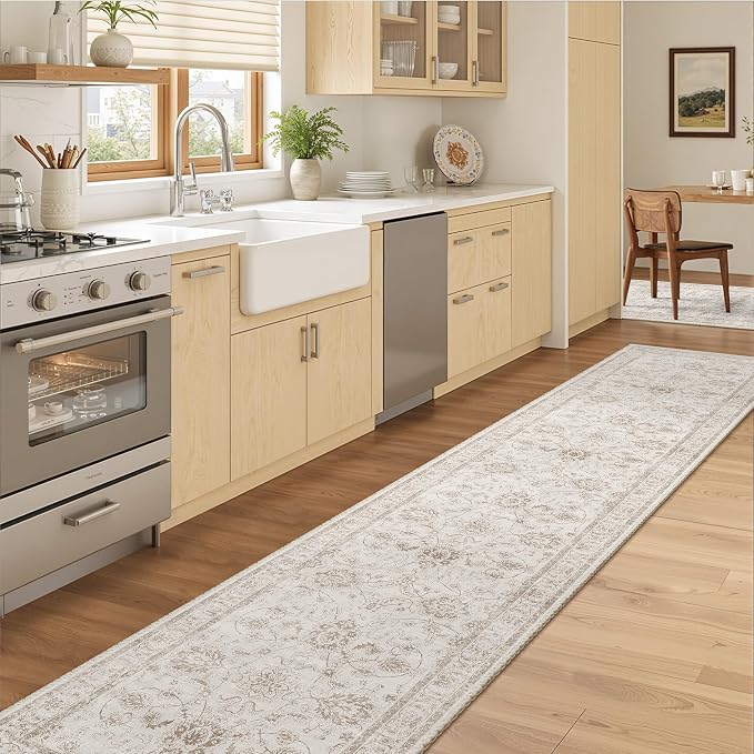 Madane Runner Rug 2x10 for Hallway, Kitchen Non-Slip Runner Rug - Image 2