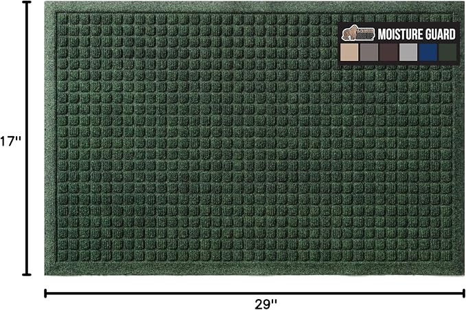 GORILLA GRIP® Ultra Absorbent Front Door Mat Outside Entrance, Traps Dirt and - Image 2