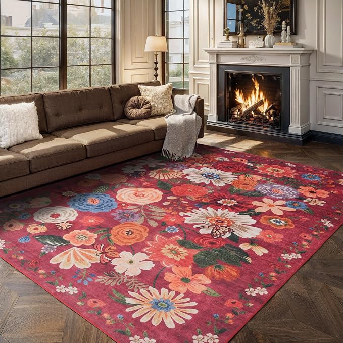 Washable Area Rug 8x10, Large Soft Rugs - Image 4