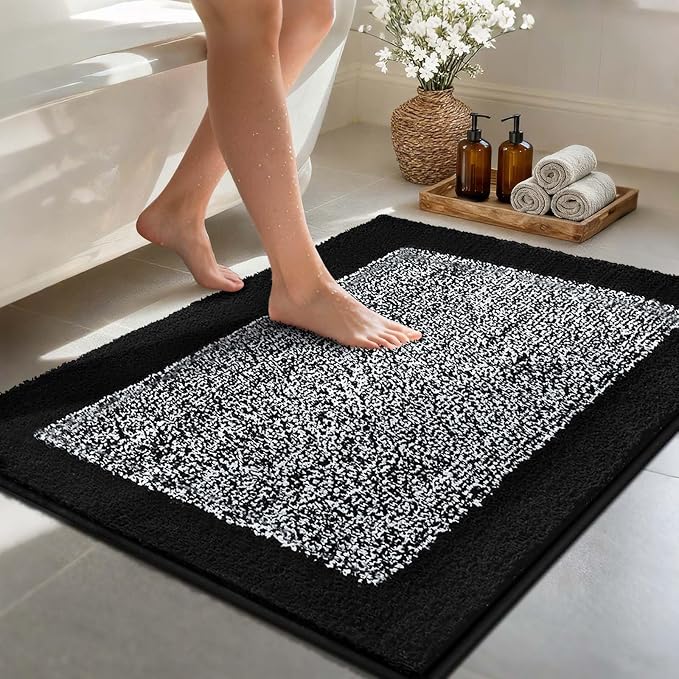 48x32 Large Bathroom Rugs Washable Non Slip, Soft Absorbent Quick Dry Mats by Unknown
