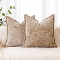 HPUK Fall Chenille Soft Throw Pillow Covers 18x18 Set of 2, Accent Cushion by HPUK