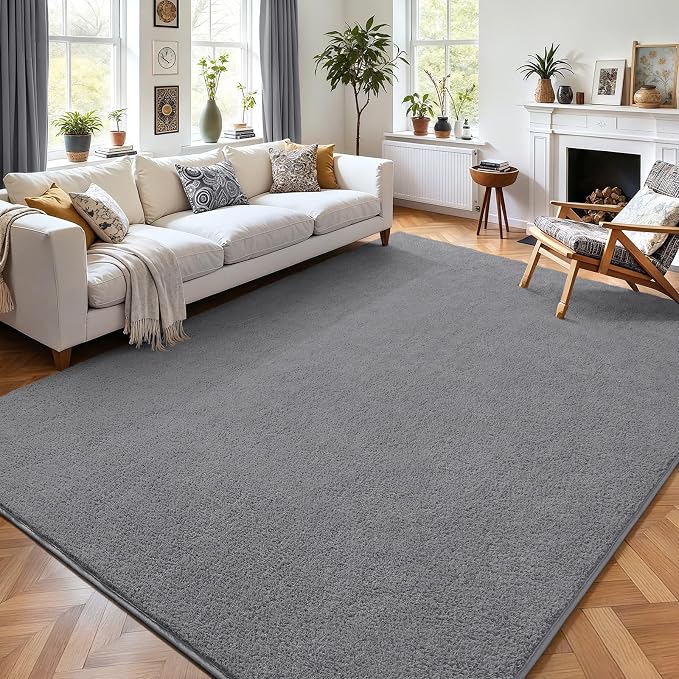 AROGAN 4x6 Feet Shag Area Rugs for Bedroom, Modern Washable Rugs for Living Room - Image 3