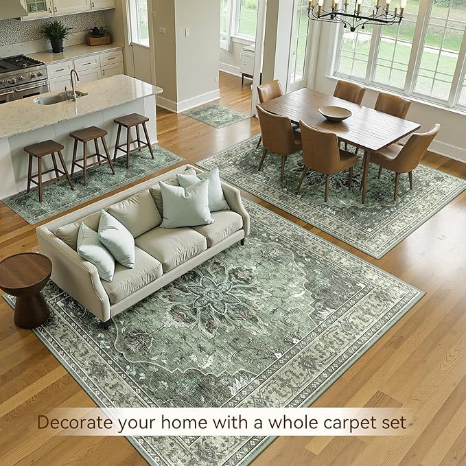 Area Rugs 2'x8' Runner Rug Non Slip Washable - Image 2