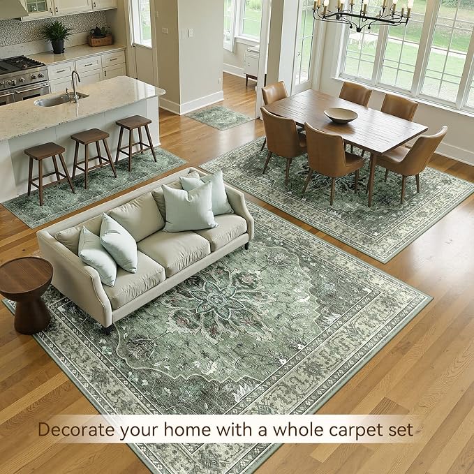 Area Rugs 2'x10' Runner Rug Non Slip Washable - Image 3