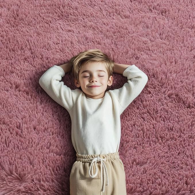 Rugs for Bedroom 4x6, Alfombras para Salas Shag Large Plush Soft Area Rug - Image 6