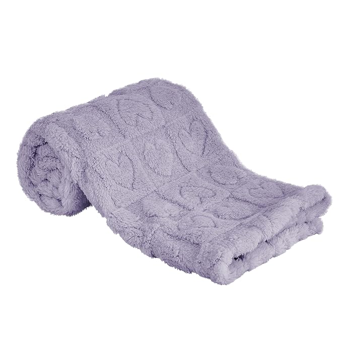 Yurhap Fleece Baby Blanket Heart Checkered Blanket, Ultra Soft Cozy Baby by Yurhap