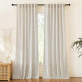 RYB HOME Linen Curtains 84 inches by RYBHOME